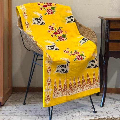 Batik Cap Motif Pukul Empat Rusa Pucuk Rebung