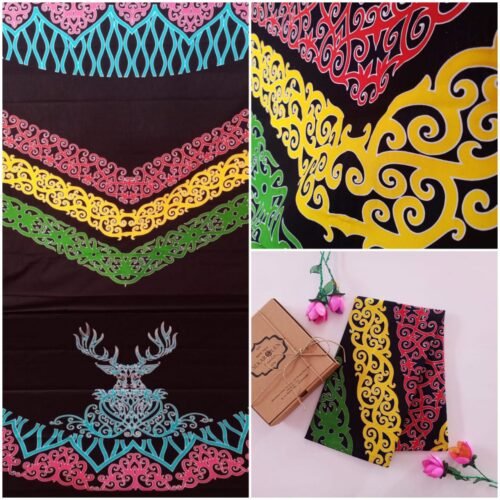 Kain Batik Tulis Motif Samora Pelangi