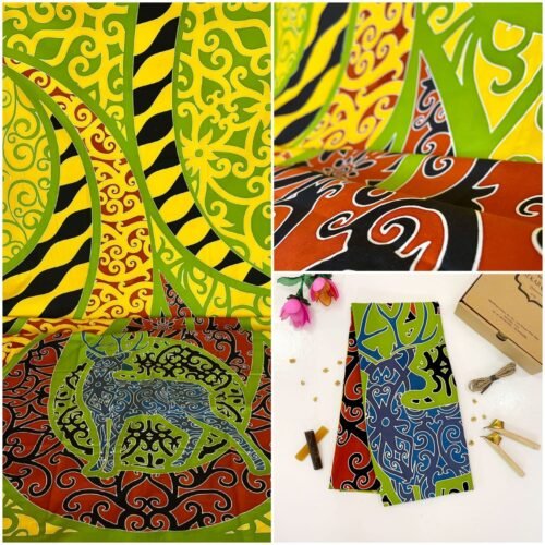 Kain Batik Tulis Motif Rusa Tribal