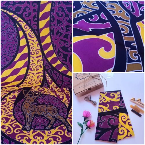Kain Batik Tulis Motif Rusa Tribal