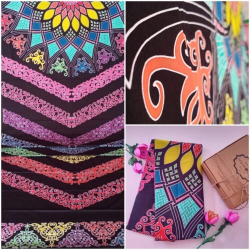 Kain Batik Tulis Motif Singgasana Pelangi