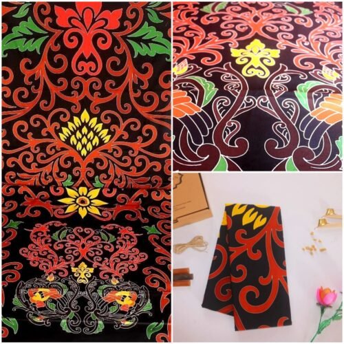 Kain Batik Tulis Motif Enggang Diskusi Portrait