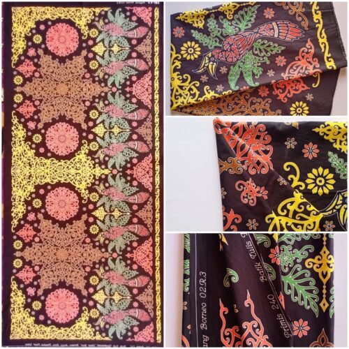 Kain Batik Tulis Motif Enggang Borneo V3