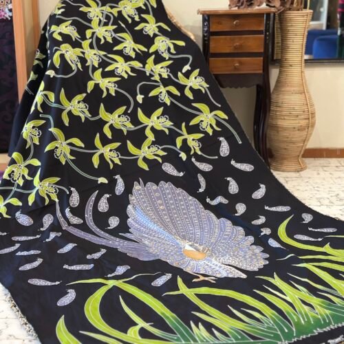 Kain Batik Tulis Motif Kuau Raja