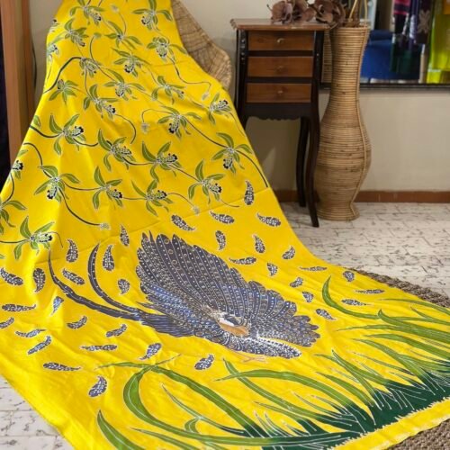 Kain Batik Tulis Motif Kuau Raja