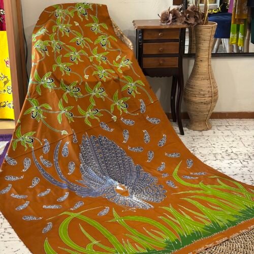 Kain Batik Tulis Motif Kuau Raja