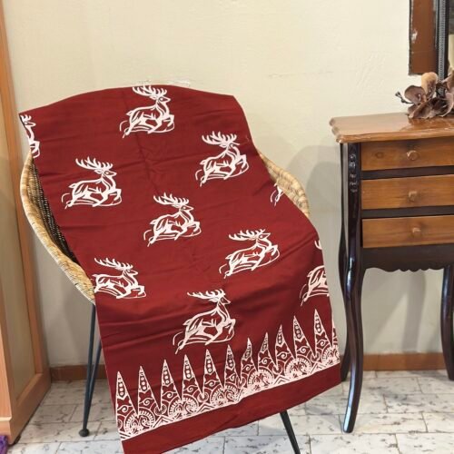 Batik Cap Motif Rusa Pucuk Rebung