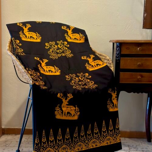 Kain Batik Cap Motif Rusa Enggang Pucuk Rebung