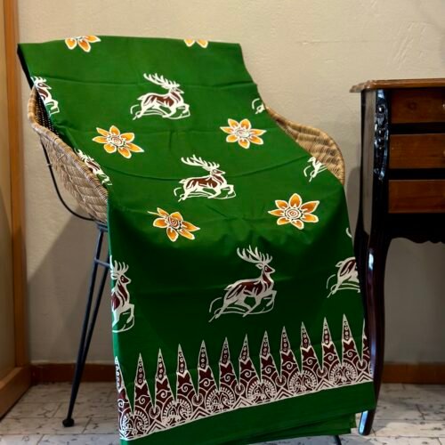Kain Batik Cap Motif Rusa Pucuk Rebung
