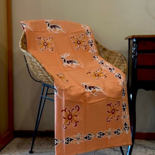 Kain Batik Cap Motif Rusa Ampiek Tumpal Paser