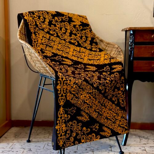 Kain Batik Cap Motif Enggang Ulir Padi Gentara