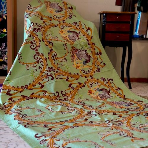 Kain Batik Tulis Motif Kuau Raja Landscape